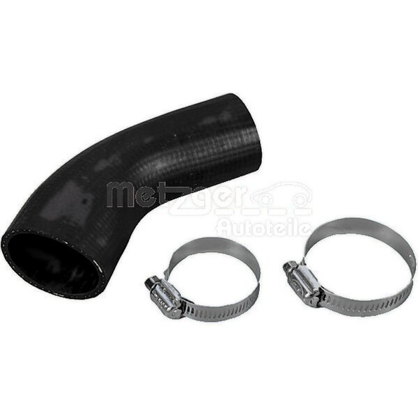 Charge Air Hose bottom with clamps METZGER for e.g. FORD TRANSIT