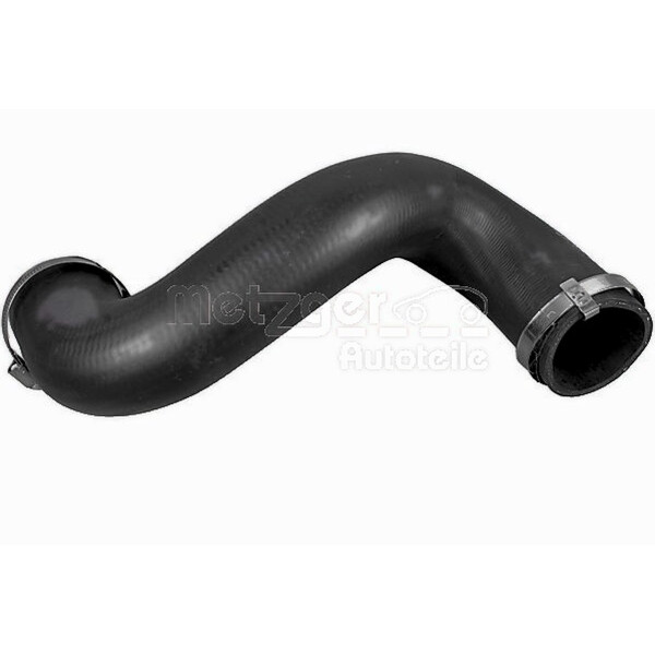 Charge Air Hose bottom with clamps METZGER suitable for e.g. CITROËN C4