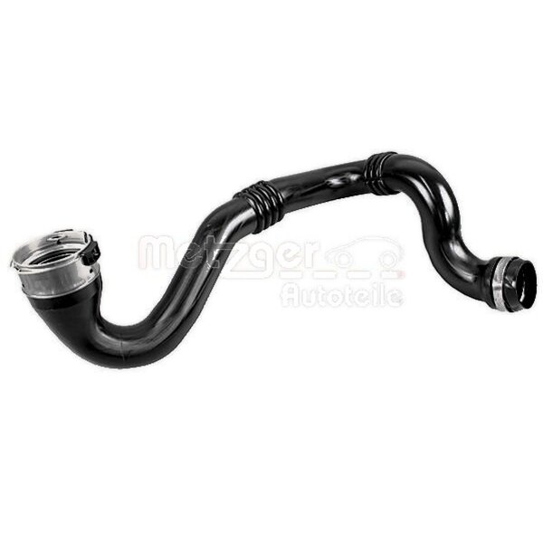 Charge Air Hose right with clamp METZGER for e.g. NISSAN NV400