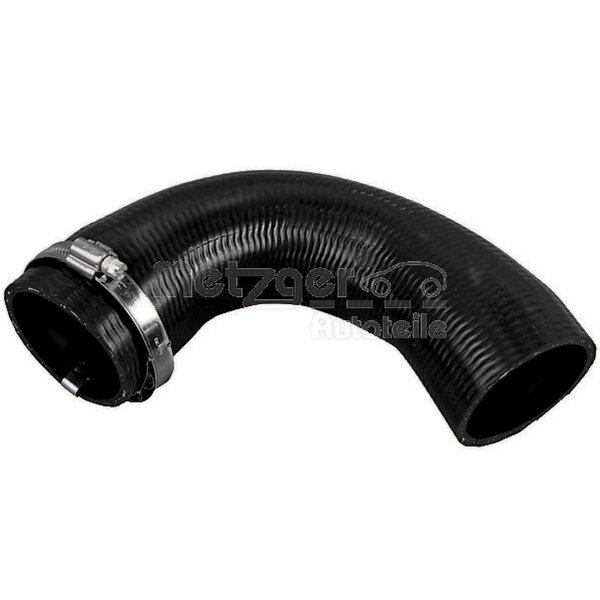 Charge Air Hose bottom with clamp METZGER suitable for e.g. AUDI A3