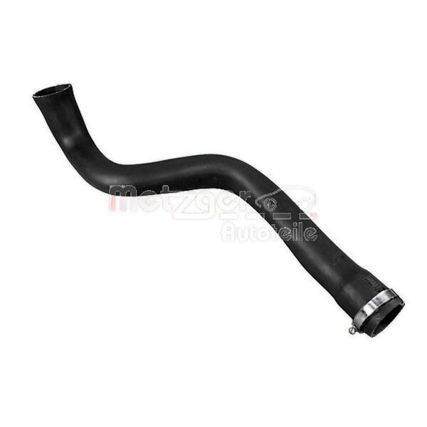 Charge Air Hose right with clamp METZGER for e.g. RENAULT MEGANE
