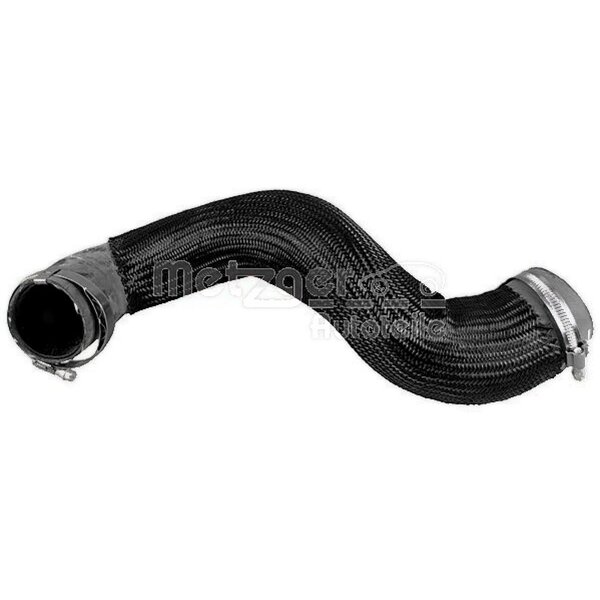 Ladeluftschlauch oben mit Schellen METZGER passend für u.a. CITROËN DS4