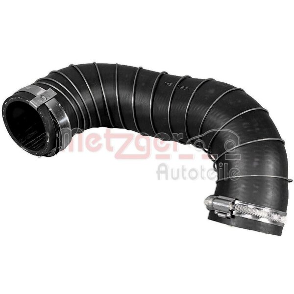 Charge Air Hose right with clamps METZGER for e.g. FORD S-MAX