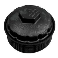 Cap Oil Filter Housing plastic METZGER suitable for e.g....