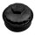 Cap Oil Filter Housing plastic METZGER suitable for e.g. VW PASSAT