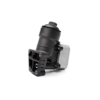 Housing Oil Filter Housing with Oil Cooler without Filter METZGER for AUDI A6