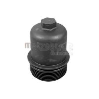 Cap Oil Filter Housing plastic with Seal METZGER for e.g....
