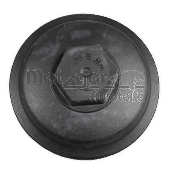 Cap Oil Filter Housing plastic with Seal METZGER for e.g. VW PASSAT