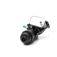 Housing Oil Filter Housing with Oil Cooler without Filter METZGER for AUDI A4