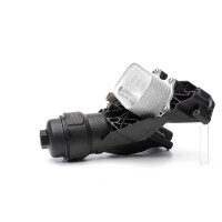 Housing Oil Filter Housing with Oil Cooler without Filter METZGER for AUDI A4