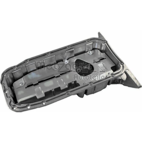Ölwanne Aluminium-Druckguss ohne Dichtung METZGER für u.a. OPEL CORSA