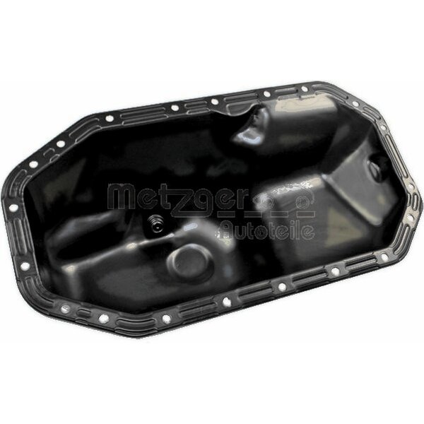 Ölwanne Stahlblech ohne Dichtung METZGER IAM-Expertise passend für u.a. VW POLO