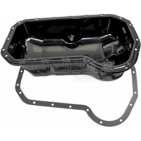 Oil Sump sheet steel with Seal METZGER IAM-Expertise suitable for e.g. VW GOLF