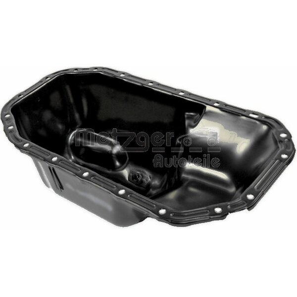 Ölwanne Stahlblech ohne Dichtung METZGER IAM-Expertise passend für u.a. VW POLO