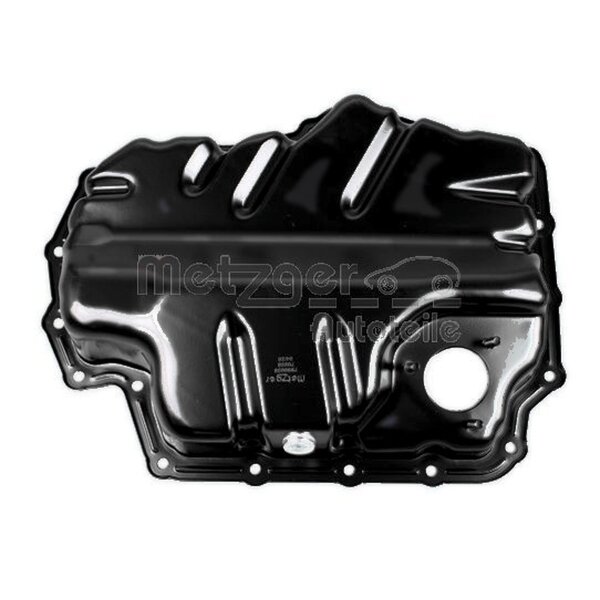 Ölwanne Stahlblech ohne Dichtung METZGER IAM-Expertise passend für u.a. VW GOLF