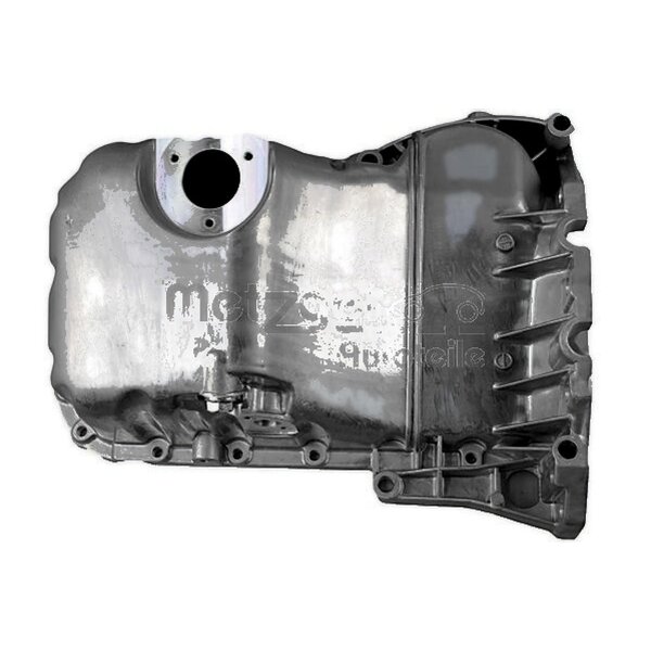 Die-cast aluminium Oil Sump without Seal METZGER for e.g. AUDI A4