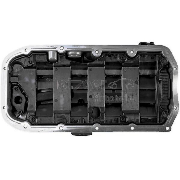 Die-cast aluminium Oil Sump without Seal METZGER for e.g. OPEL INSIGNIA