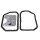 Hydraulic filter set automatic transmission METZGER for ACCENT II