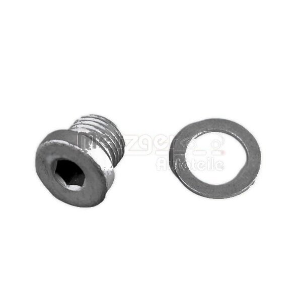 Screw Plug Oil Sump M10 x 1,0 11mm Aluminium METZGER for e.g. MB E-CLASS