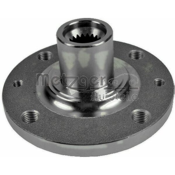 Wheel Hub front axle right Ø 121 mm 21 teeth METZGER for e.g. DACIA SANDERO