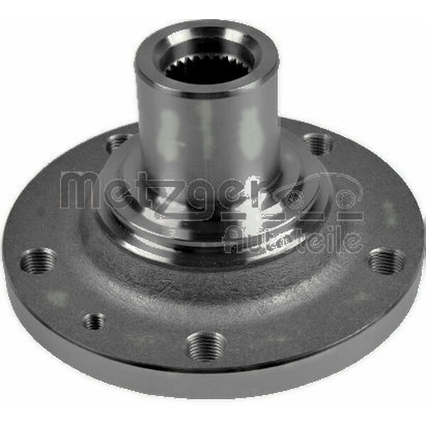 Wheel Hub front axle right Ø 154 mm 28 teeth METZGER for e.g. OPEL MOVANO