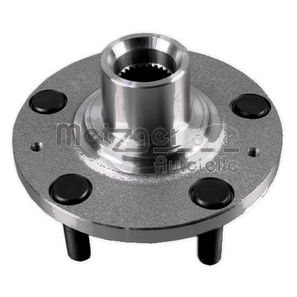 Wheel Hub front right Ø 139 mm 28 teeth METZGER for e.g. LAND ROVER FREELANDER