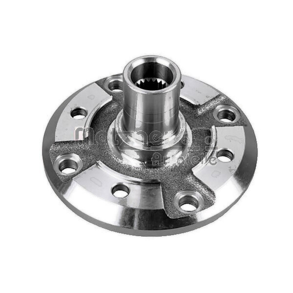 Wheel Hub front axle right Ø 142 mm 23 teeth METZGER for CHEVROLET MATIZ