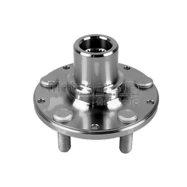 Wheel Hub front axle right Ø 124 mm 27 teeth METZGER for SUBARU FORESTER