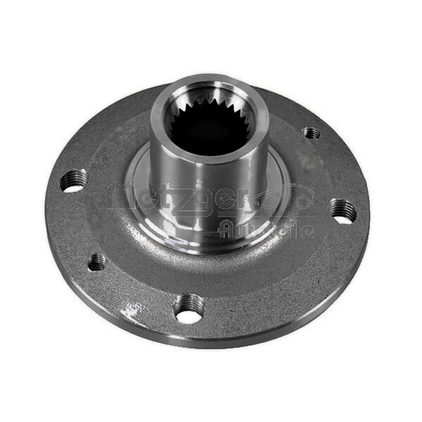 Wheel Hub front axle right Ø 121 mm 25 teeth METZGER for e.g. RENAULT MEGANE