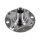 Wheel Hub front axle right 22 teeth METZGER for e.g. OPEL ASTRA