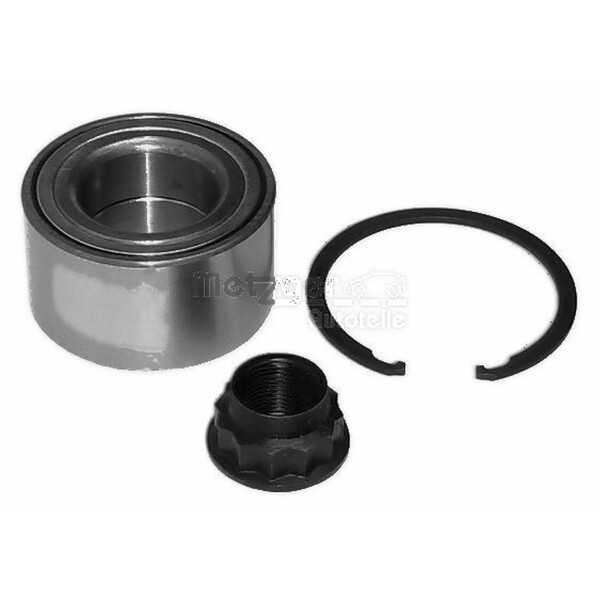 Wheel Bearing Set front axle right Ø 71 mm 39 mm METZGER for e.g. TOYOTA YARIS