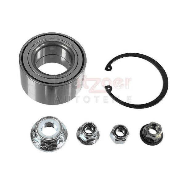 Wheel Bearing Set Ø 74 mm 40 mm METZGER IAM-Expertise suitable for e.g. VW GOLF
