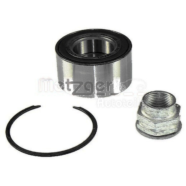 Wheel Bearing Set with sensor ring Ø 66 mm 33 mm METZGER for e.g. FIAT PANDA