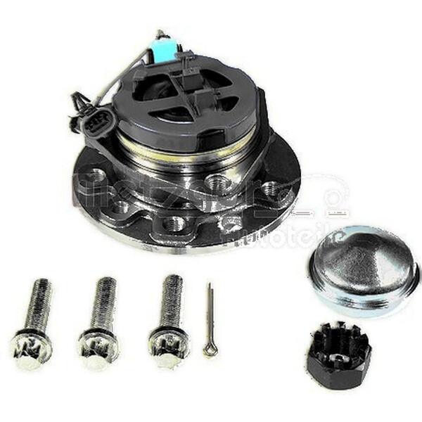 Radlagersatz Vorderachse rechts mit Radnabe METZGER für u.a. OPEL ASTRA