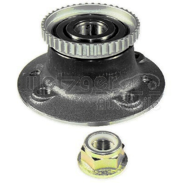 Radlagersatz mit Radnabe Ø 133 mm 74 mm METZGER für u.a. RENAULT MEGANE