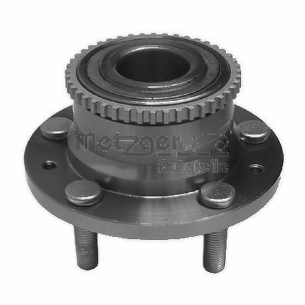 Radlagersatz mit Radnabe METZGER IAM-Expertise passend für u.a. MAZDA 323