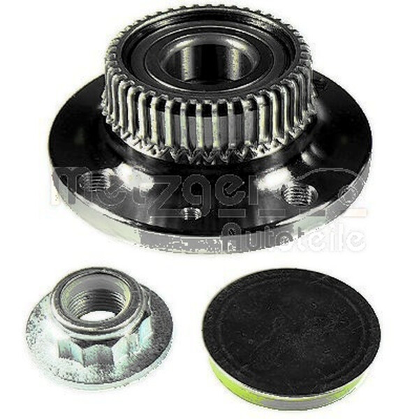 Radlagersatz mit Radnabe METZGER IAM-Expertise passend für u.a. SEAT INCA