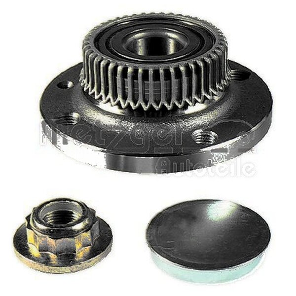 Radlagersatz mit Radnabe METZGER IAM-Expertise passend für u.a. SEAT IBIZA