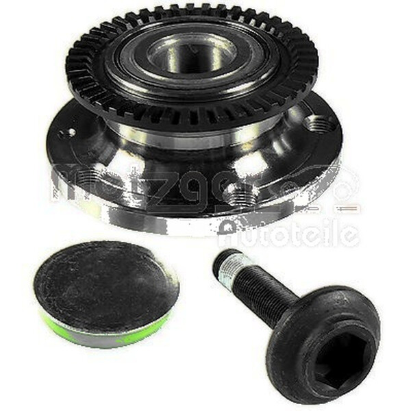 Wheel Bearing Set with Wheel Hub METZGER IAM-Expertise suitable for e.g. AUDI A4