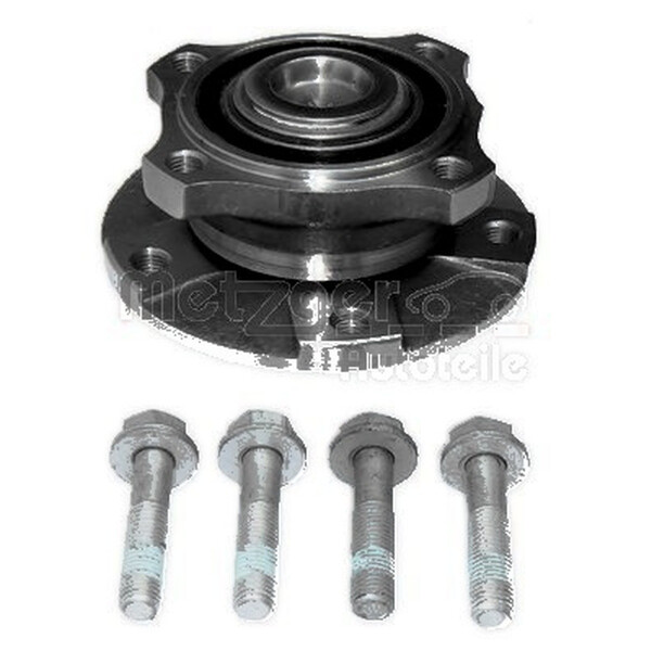 Wheel Bearing Set with Wheel Hub METZGER IAM-Expertise suitable for e.g. BMW 5