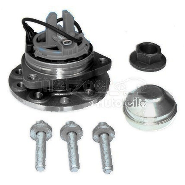 Radlagersatz mit Radnabe METZGER IAM-Expertise passend für u.a. OPEL VECTRA