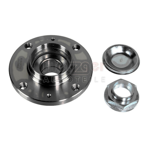 Radlagersatz mit Radnabe Ø 129 mm 59 mm METZGER für u.a. CITROËN BERLINGO