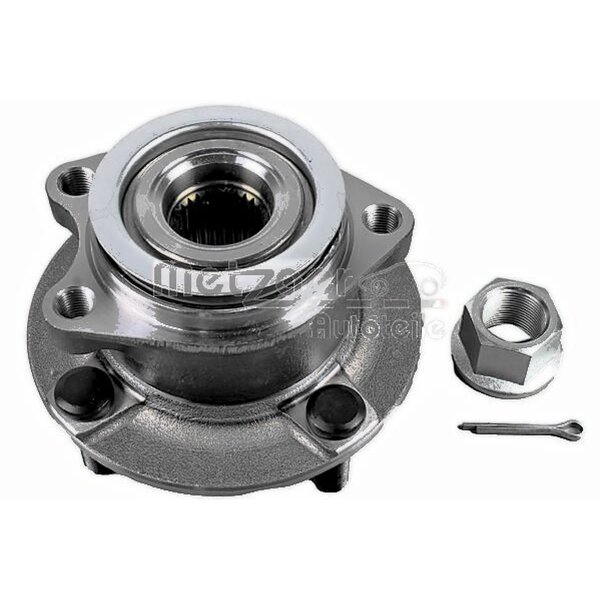 Radlagersatz mit Radnabe Ø 136 mm METZGER für u.a. NISSAN EVALIA