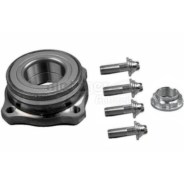 Wheel Bearing Set with magnetic sensor ring 45 mm METZGER for BMW 5 Series