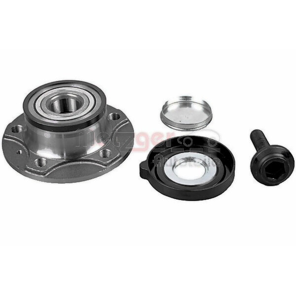 Wheel Bearing Set with magnetic sensor ring Ø 142 mm METZGER for e.g. AUDI A6
