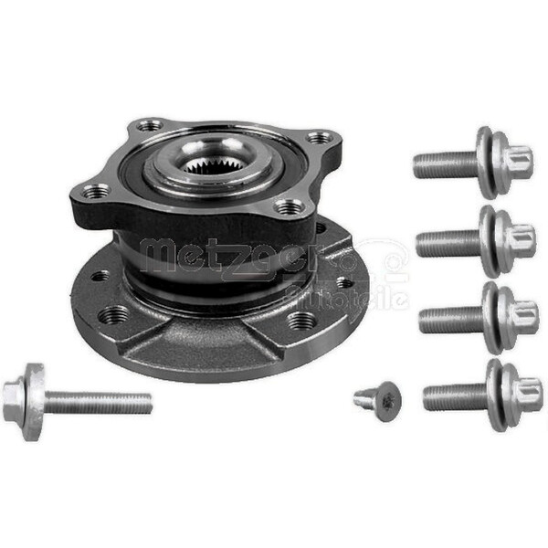 Radlagersatz mit Sensorring Ø 121,1 mm METZGER für u.a. RENAULT TWINGO
