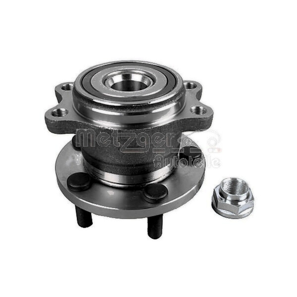 Radlagersatz mit magnetischem Sensorring Ø 124 mm METZGER für u.a. SUBARU LEGACY