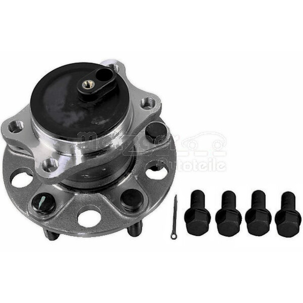Wheel Bearing Set with ABS Sensor Ø 140.5 mm METZGER for e.g. MITSUBISHI LANCER