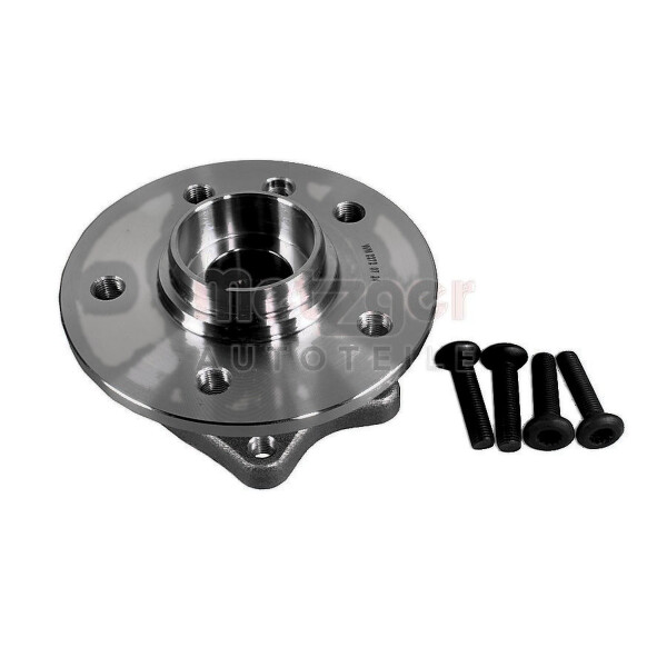 Wheel Bearing Set front right with sensor ring Ø 161 mm METZGER for e.g. MAN TGE