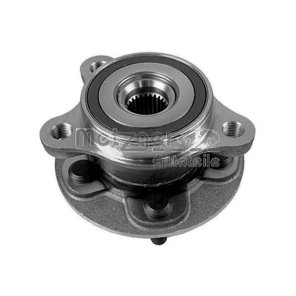 Wheel Bearing Set front right with sensor ring METZGER for e.g. TOYOTA PRIUS
